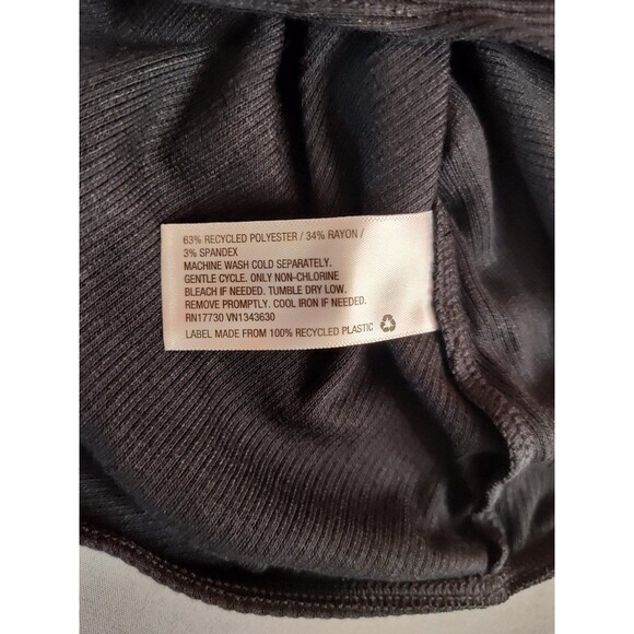 Future Collective Long Sleeve Cut Out Bodysuit Black XS - Picture 3 of 4